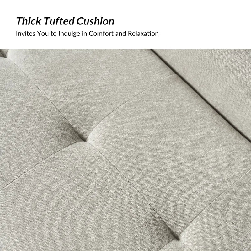 Millbury Polyester Upholstered Bench with Metal Leg