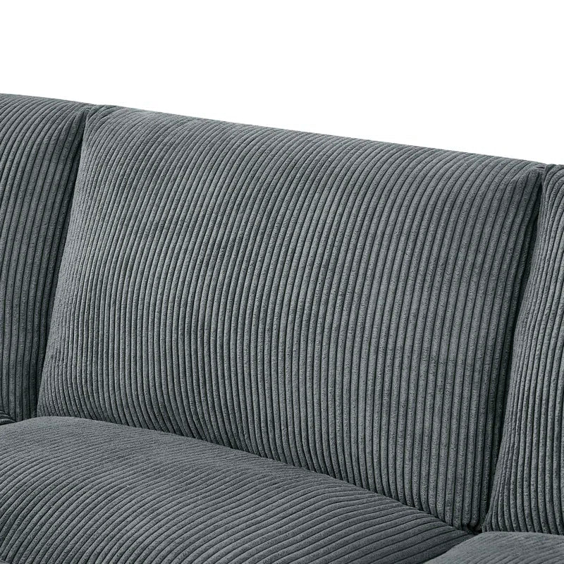 Tondreau 6 - Piece Corduroy Sectional