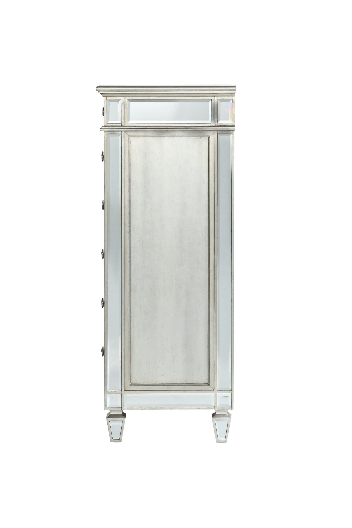21" X 44" X 56" Mirrored Wood Chest-2