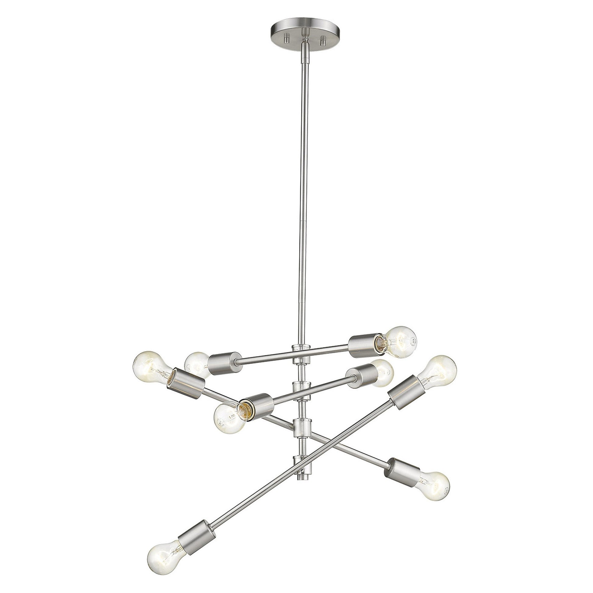 Calix 8-Light Satin Nickel Pendant-2
