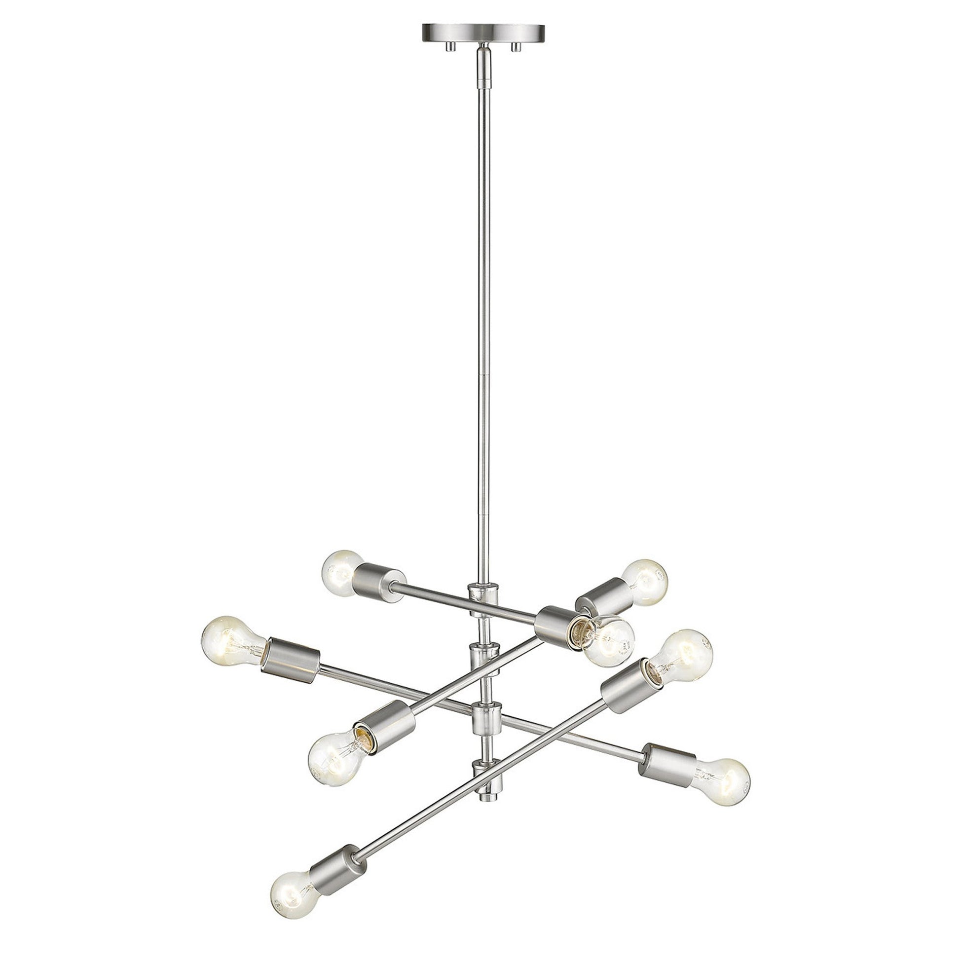 Calix 8-Light Satin Nickel Pendant-6