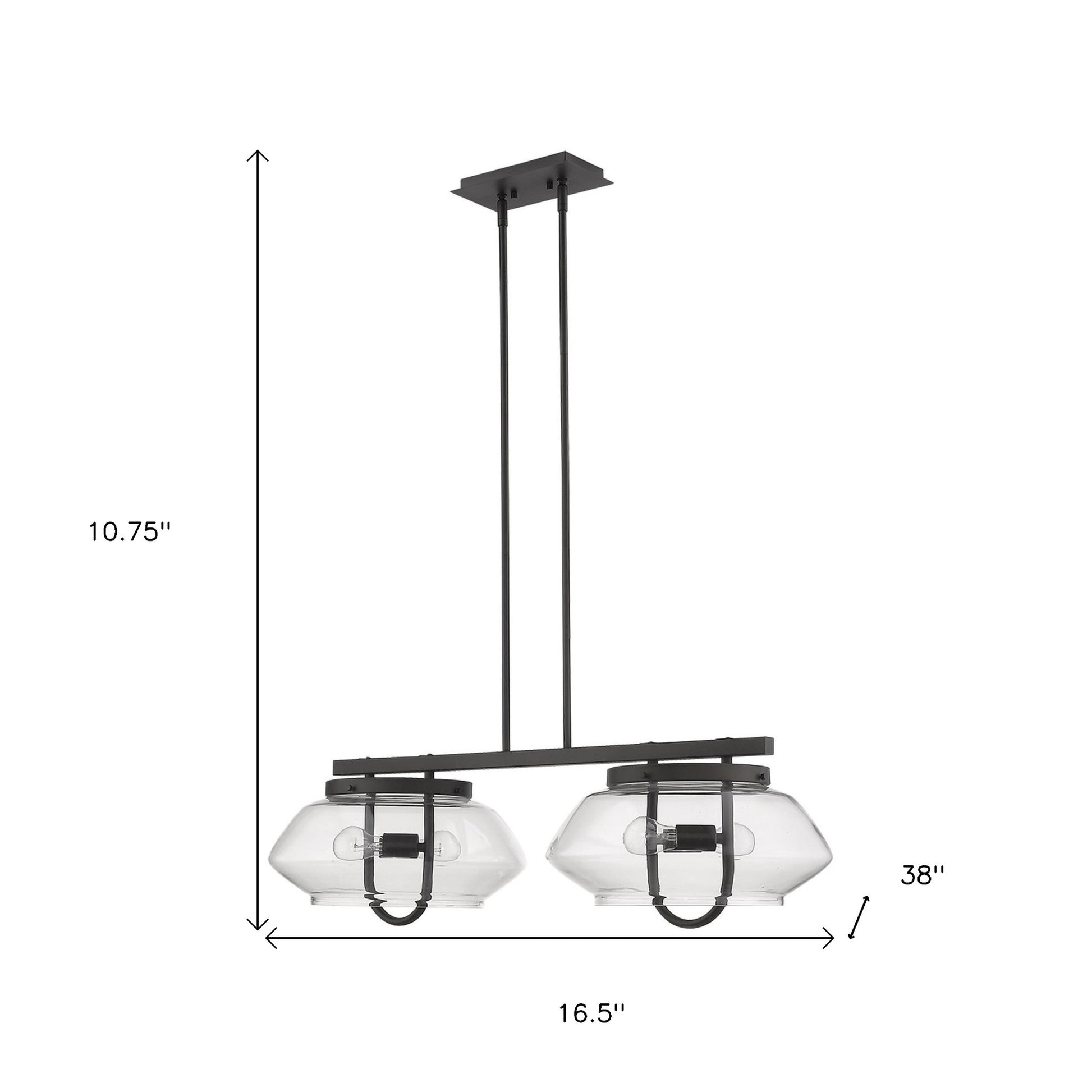 Garner 4-Light Oil-Rubbed Bronze Island Pendant-8