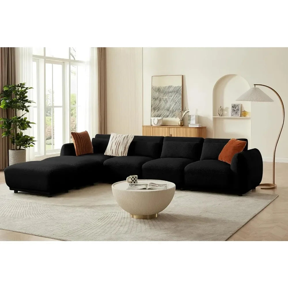 Sectional Sofa Couch,Convertible U Shaped Sectional,Modular Sectional Couches for Living Room,L Shaped Couch,Cloud Couchs