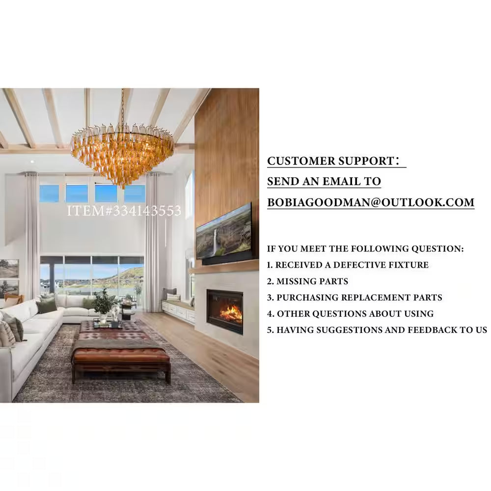 Modern Chandelier 30 In. 10-Lights Luxury Gold Chandelier for Dining Room, Foyer, Living Room,Crystal Chandelier