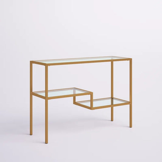 Lovett Glass Top Console Table