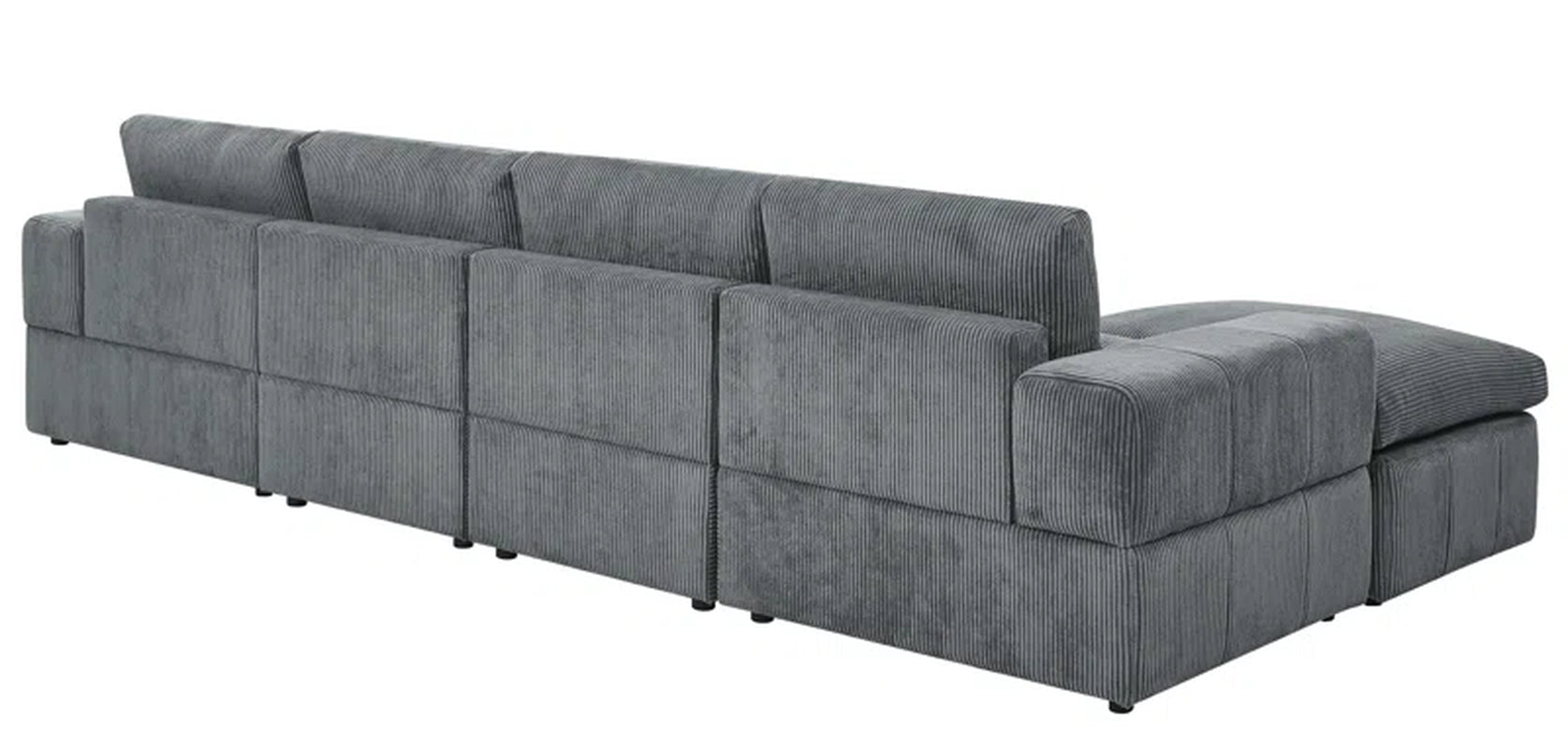 Tondreau 6 - Piece Corduroy Sectional