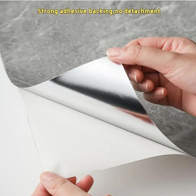 Marble Pattern Wall Sticker, Self Adhesive Wall Paper, Waterproof & Moisture-Proof Wall Sticker, Wall Decor for Home Bathroom Living Room Kitchen Bedroom, Marble Pattern Wallpaper