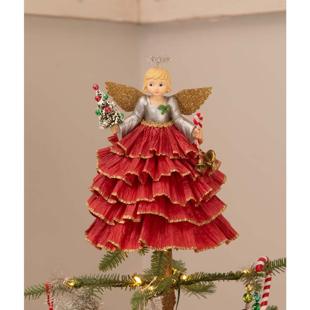 Kitschmas Angel Tree Topper by Bethany Lowe Designs-3