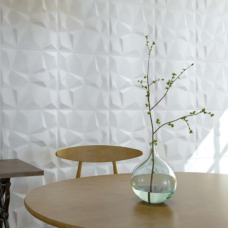 3D Art Wall Panel, Modern Decorative Wall Panel, Waterproof 3D Tiles Decor for Gaming Room Bedroom Living Room Hotel