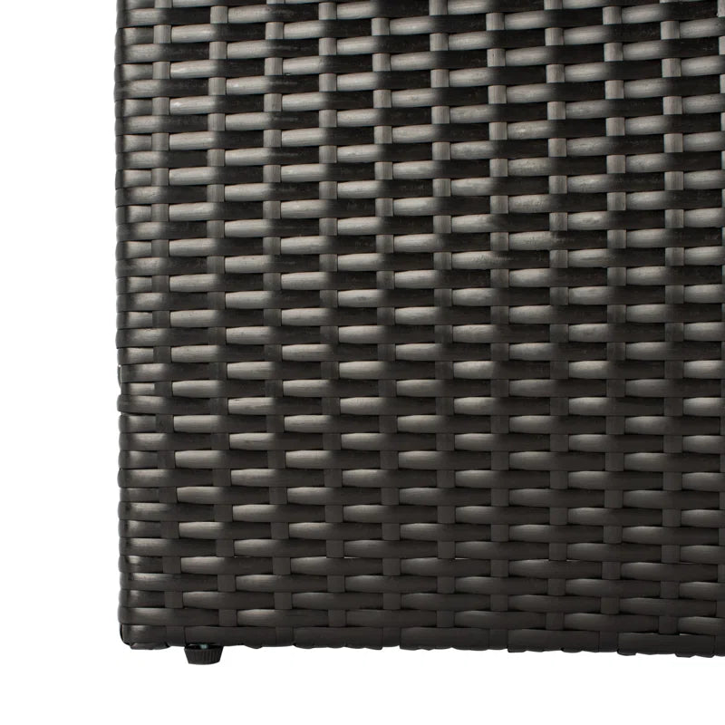 Cabble Wicker 6 - Person Patio Conversation Set with Cushions