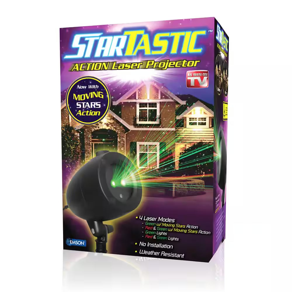 Startastic Action Outdoor Laser Projector