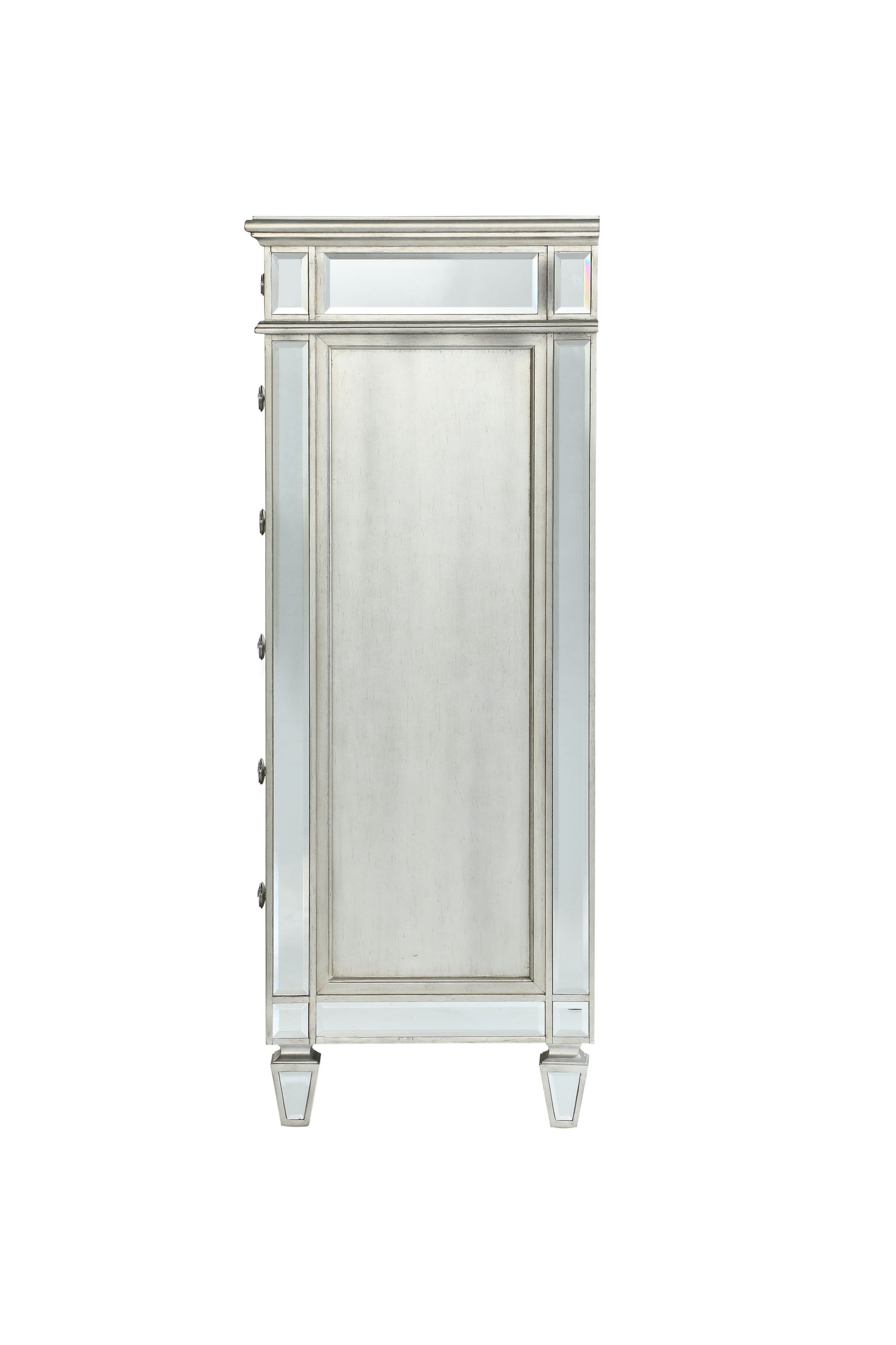 21" X 44" X 56" Mirrored Wood Chest-2