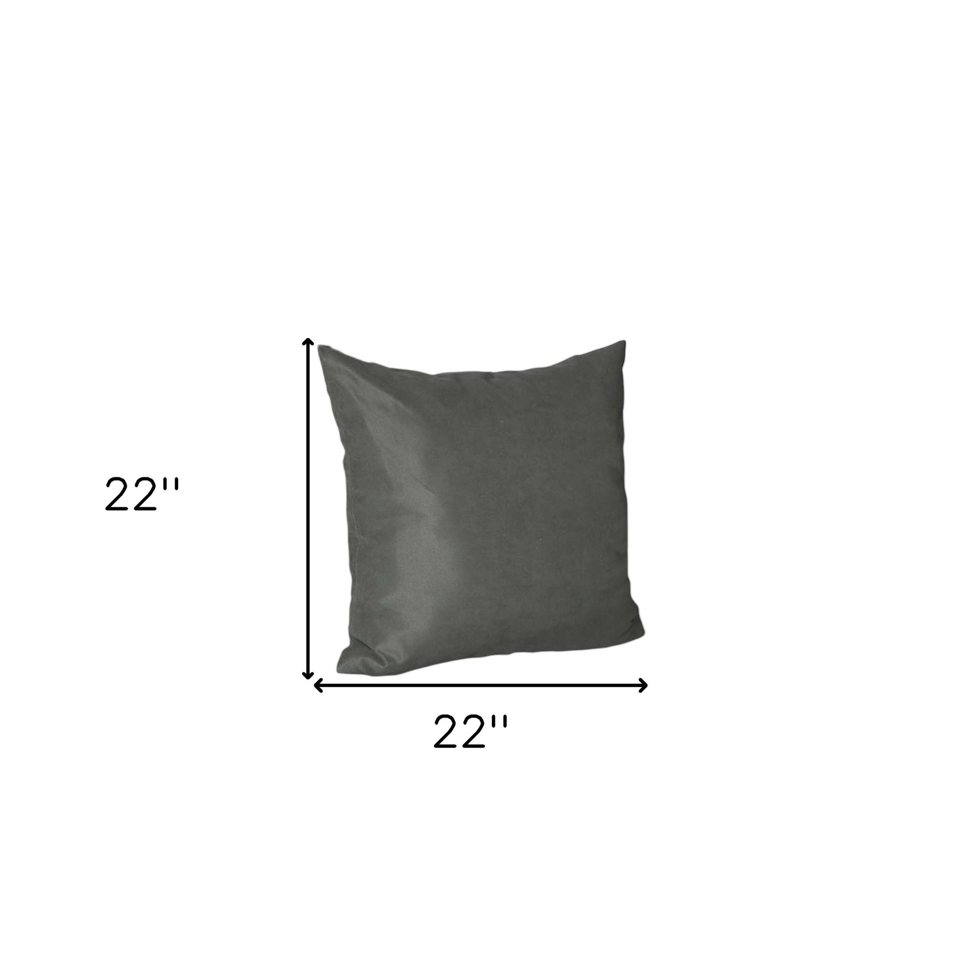 Set of Four Gray Throw Pillow Cover-4