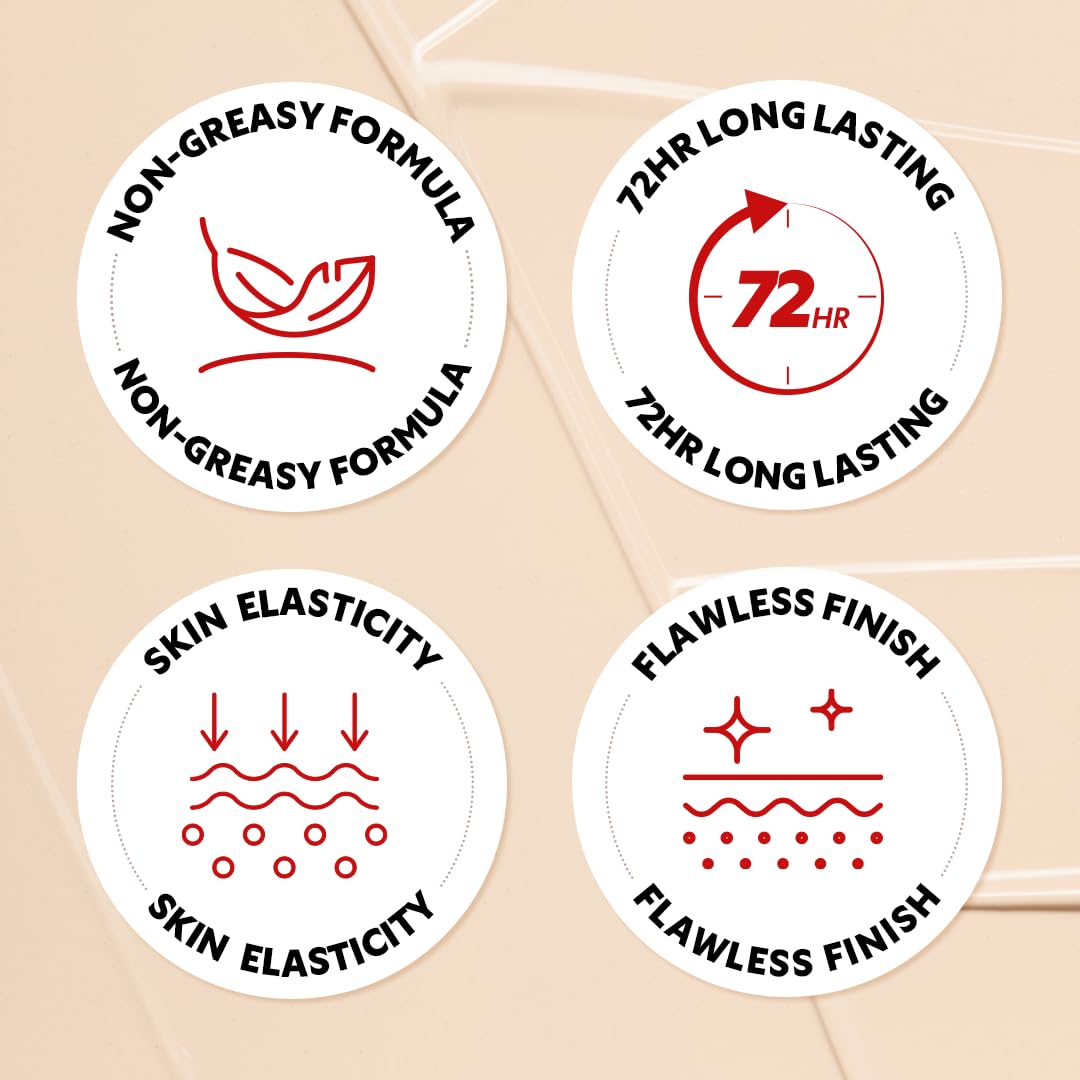 Mask Fit Red Cushion Foundation | Full Coverage, Weightless, Skin Fit, Satin Glow Finish, Korean Makeup BB Foundation, Beauty, Tattoo Cover Up, Buildable (#29N Natural Beige, 0.63 Fl Oz)