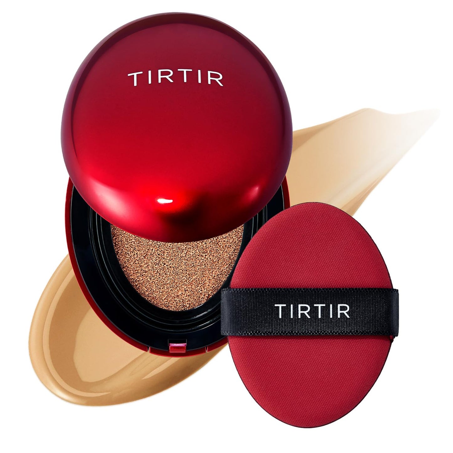 Mask Fit Red Cushion Foundation | Full Coverage, Weightless, Skin Fit, Satin Glow Finish, Korean Makeup BB Foundation, Beauty, Tattoo Cover Up, Buildable (#29N Natural Beige, 0.63 Fl Oz)