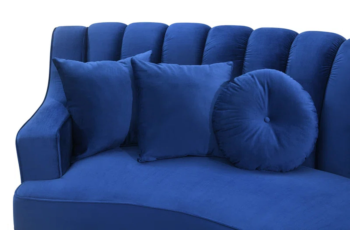 Steubenville 2 - Piece Velvet Sectional