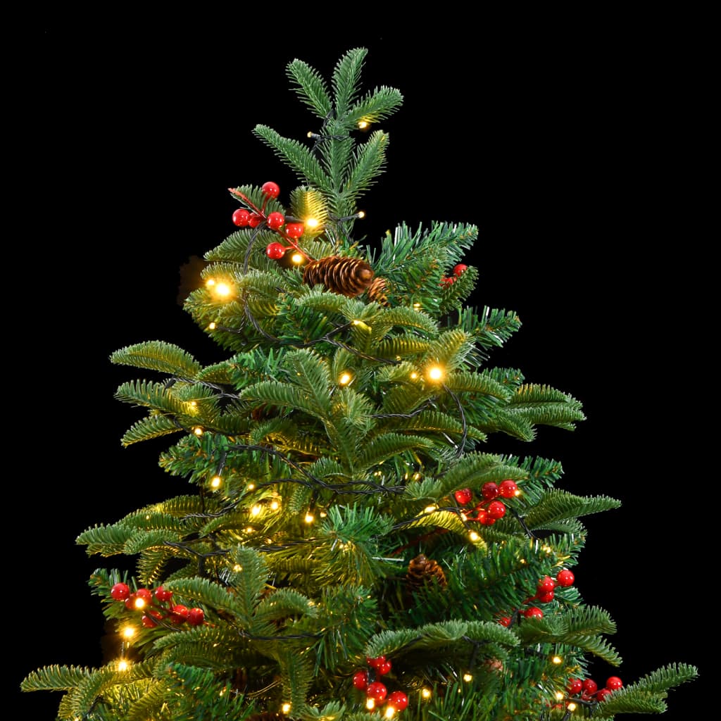 Artificial Hinged Christmas Tree 300 LEDs 82.7"