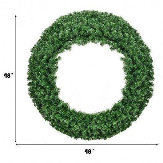 Pre-lit Cordless Artificial Christmas Wreath