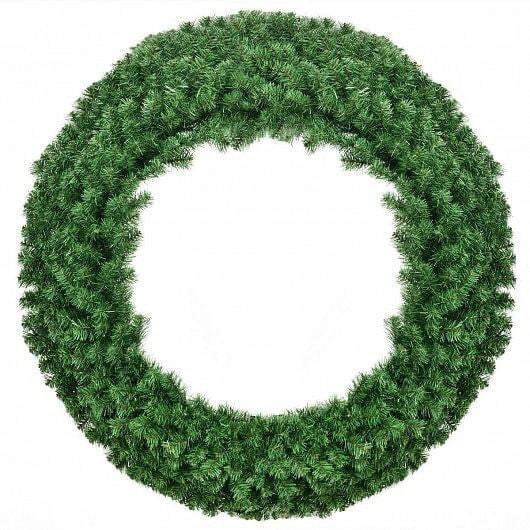 Pre-lit Cordless Artificial Christmas Wreath