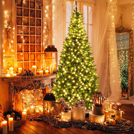8 FT Corner Artificial Christmas Tree