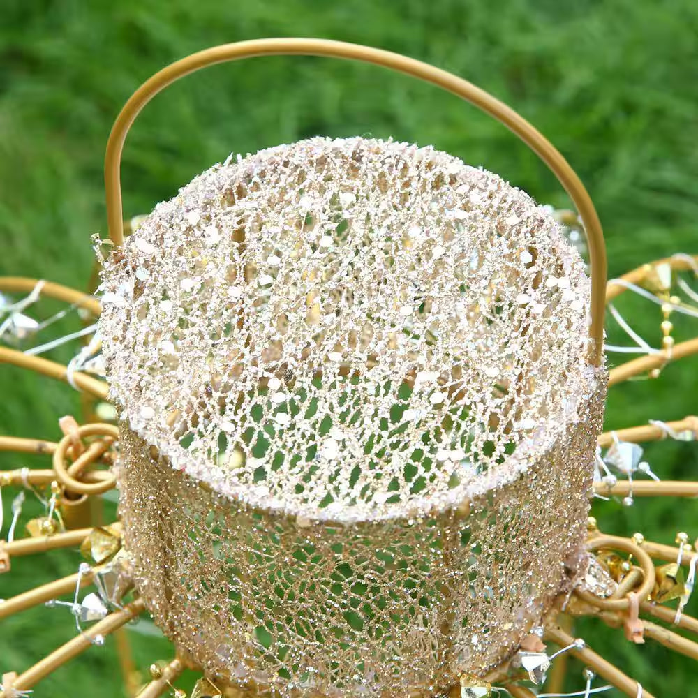 25 In. 3-Piece Outdoor Christmas Decoration Ornaments Set Pre-Lit Balls with White LED Lights