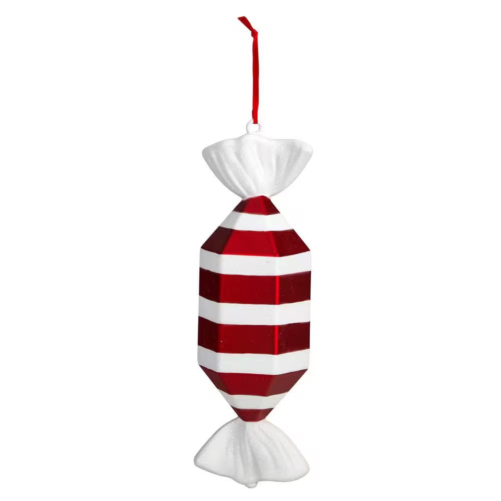 12 In. Shatterproof Jumbo Assorted Candy Holiday Christmas Deluxe Ornament Set (4-Pack)