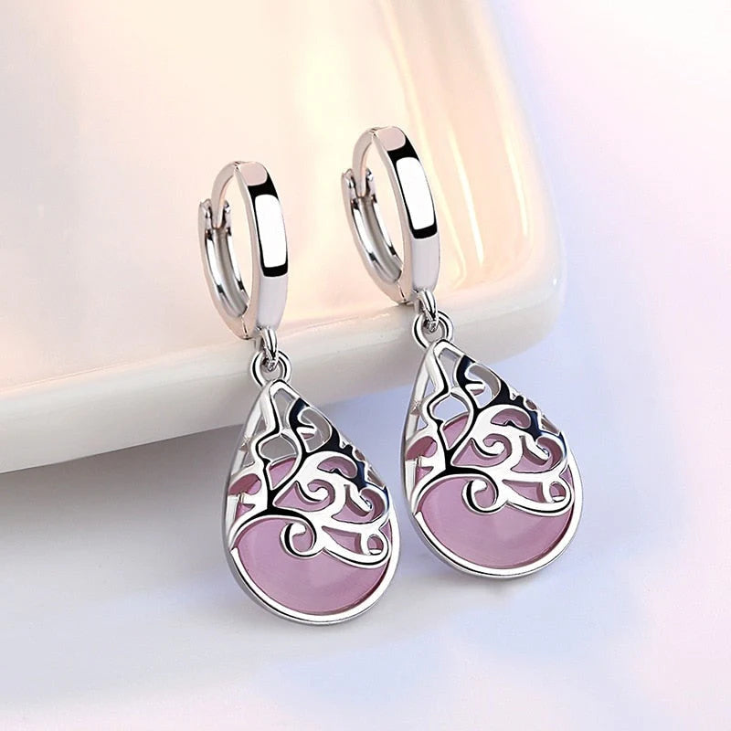 Boucles D’Oreilles Arbre De Vie En Argent 925