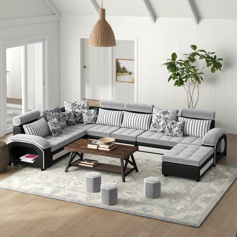 Bandler 10 - Piece Slipcovered Sectional