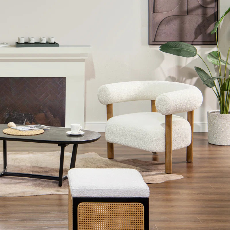 Chule Upholstered Barrel Chair