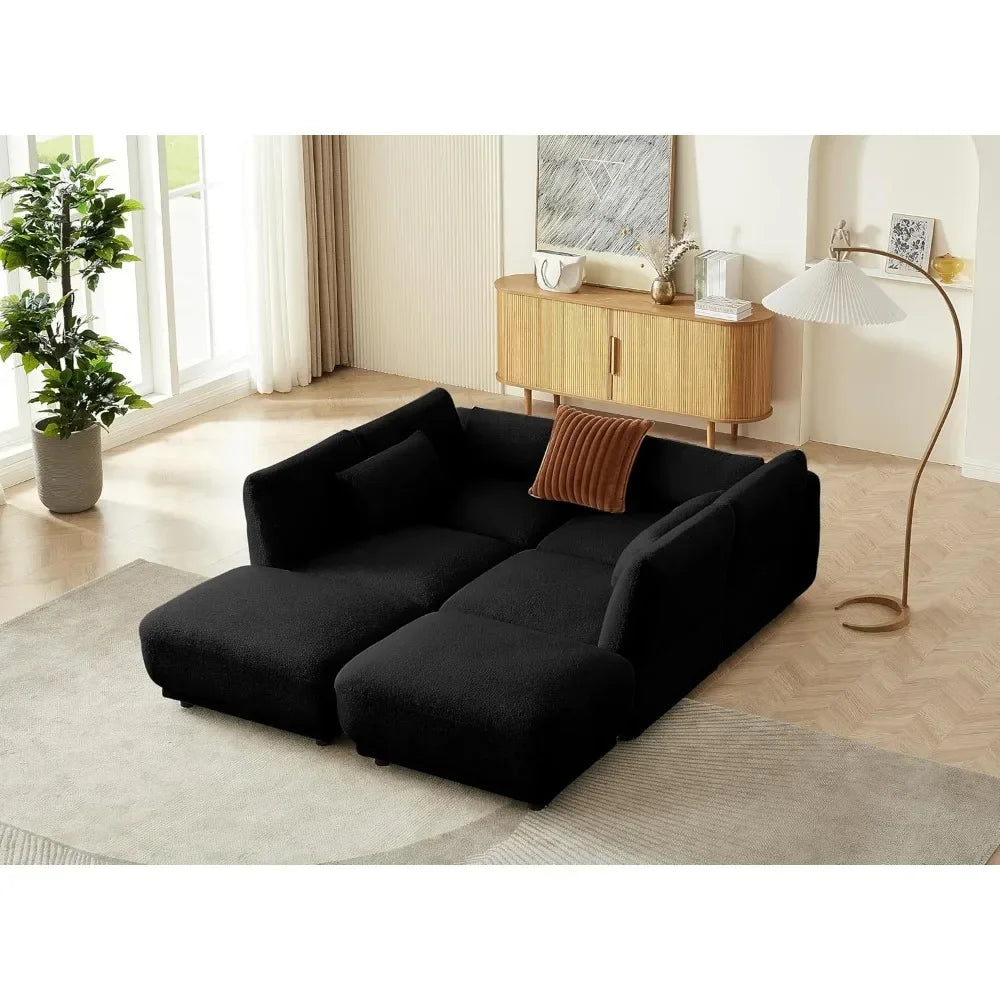 Sectional Sofa Couch,Convertible U Shaped Sectional,Modular Sectional Couches for Living Room,L Shaped Couch,Cloud Couchs